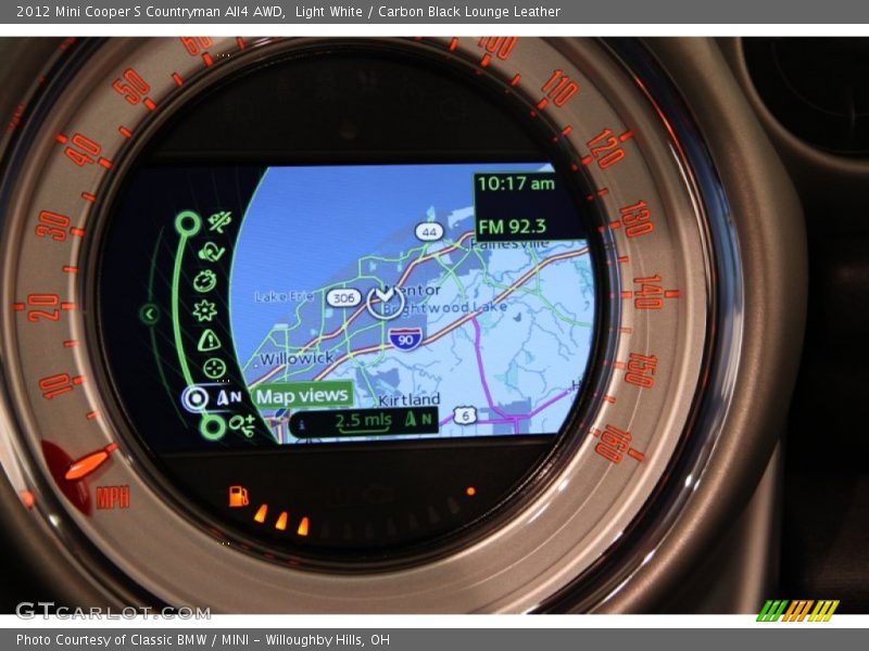 Light White / Carbon Black Lounge Leather 2012 Mini Cooper S Countryman All4 AWD