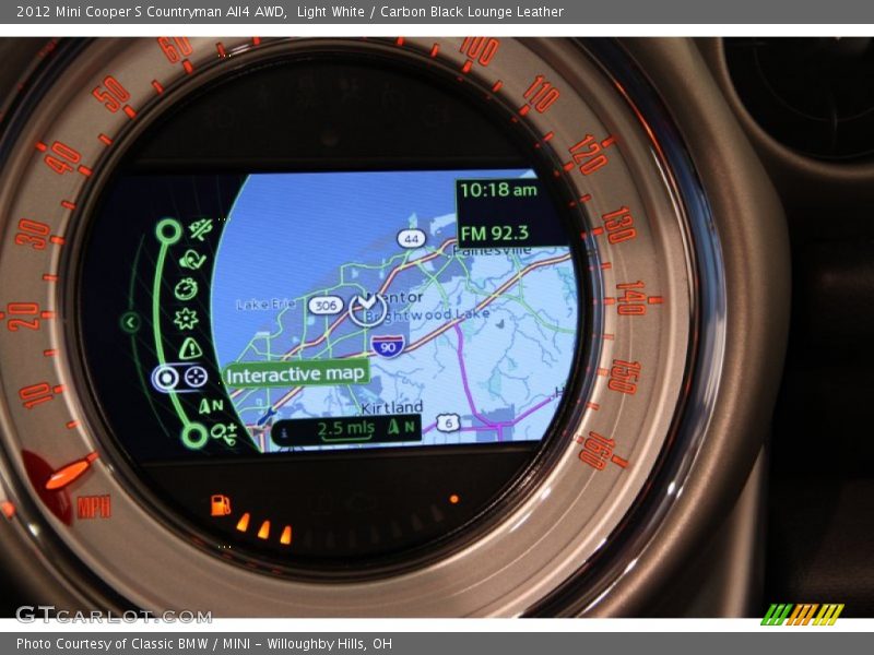 Light White / Carbon Black Lounge Leather 2012 Mini Cooper S Countryman All4 AWD