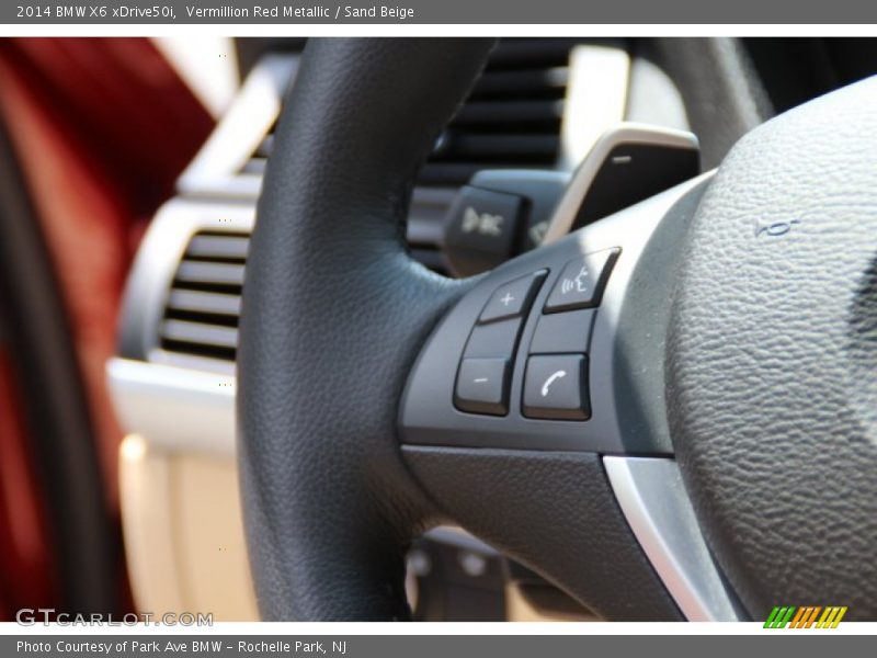 Vermillion Red Metallic / Sand Beige 2014 BMW X6 xDrive50i
