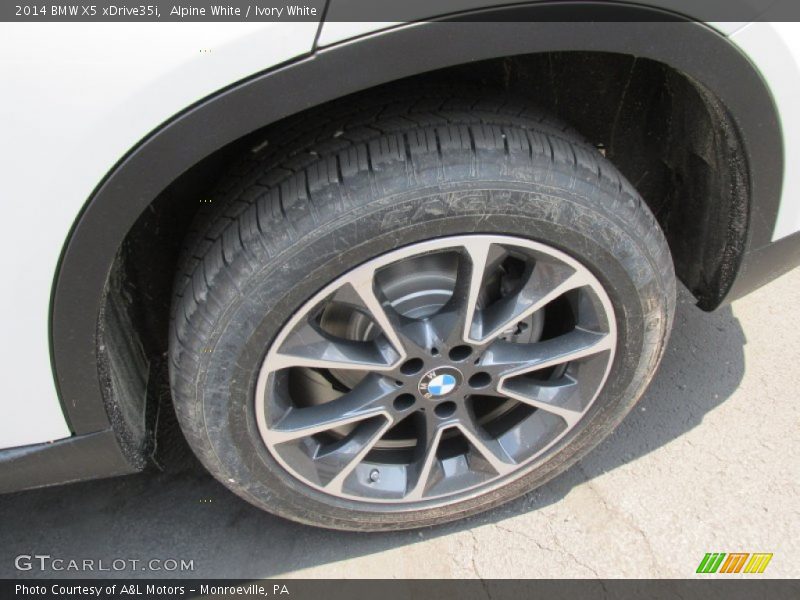 Alpine White / Ivory White 2014 BMW X5 xDrive35i