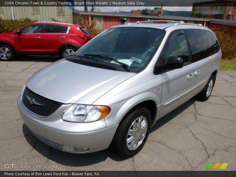 Bright Silver Metallic / Medium Slate Gray 2004 Chrysler Town & Country Touring