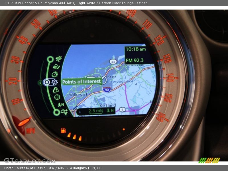 Light White / Carbon Black Lounge Leather 2012 Mini Cooper S Countryman All4 AWD
