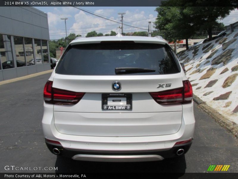 Alpine White / Ivory White 2014 BMW X5 xDrive35i