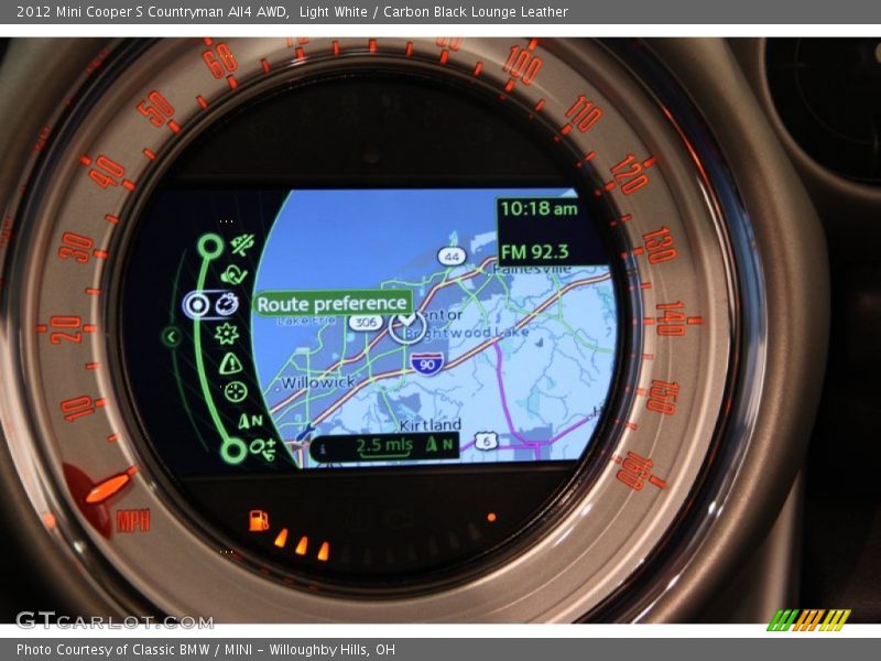 Light White / Carbon Black Lounge Leather 2012 Mini Cooper S Countryman All4 AWD