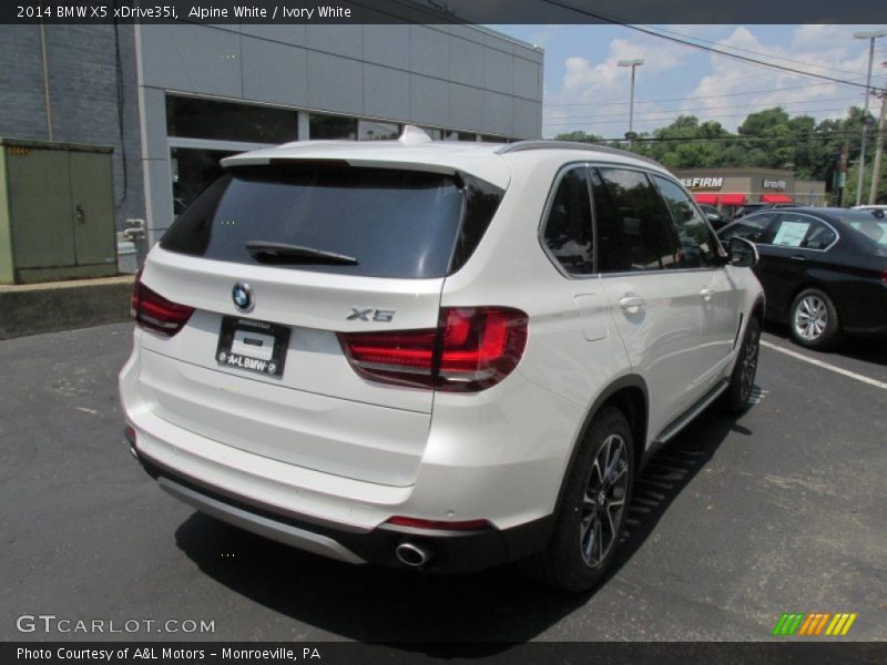 Alpine White / Ivory White 2014 BMW X5 xDrive35i