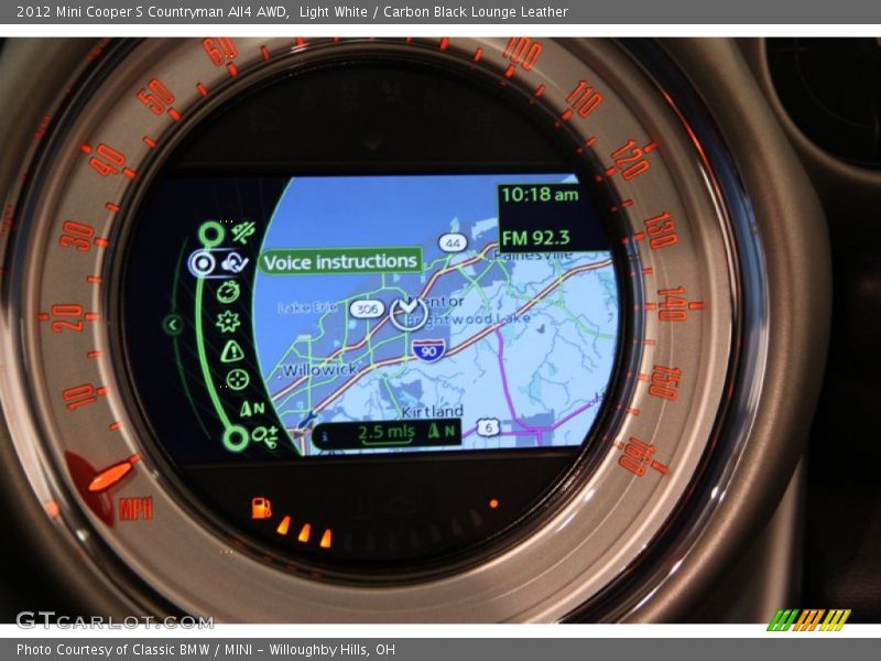Light White / Carbon Black Lounge Leather 2012 Mini Cooper S Countryman All4 AWD