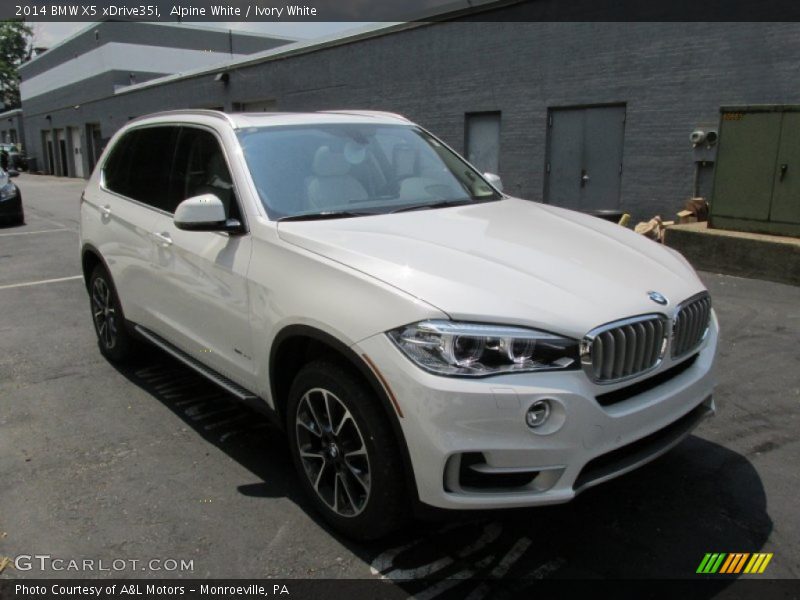 Alpine White / Ivory White 2014 BMW X5 xDrive35i