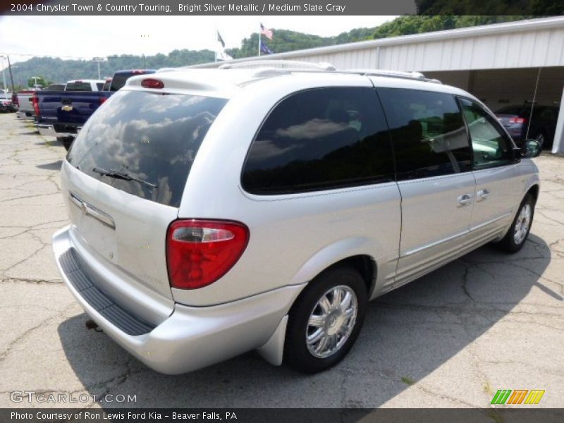 Bright Silver Metallic / Medium Slate Gray 2004 Chrysler Town & Country Touring