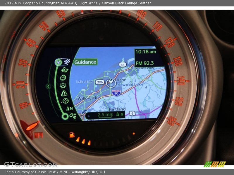 Light White / Carbon Black Lounge Leather 2012 Mini Cooper S Countryman All4 AWD
