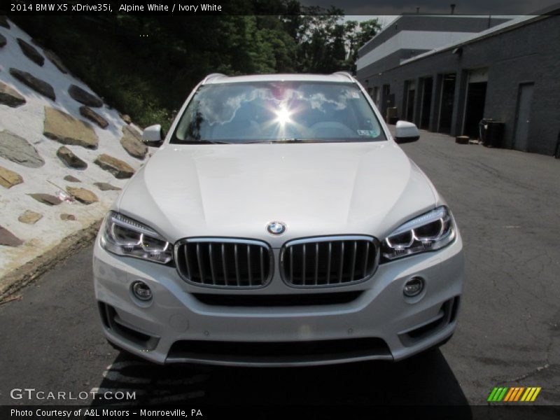 Alpine White / Ivory White 2014 BMW X5 xDrive35i
