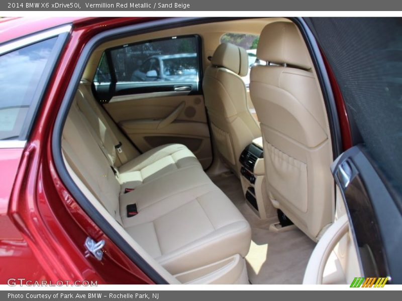 Vermillion Red Metallic / Sand Beige 2014 BMW X6 xDrive50i