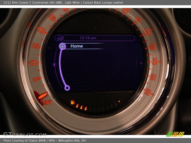 Light White / Carbon Black Lounge Leather 2012 Mini Cooper S Countryman All4 AWD