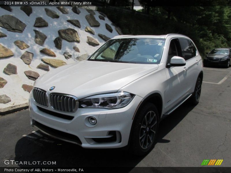 Alpine White / Ivory White 2014 BMW X5 xDrive35i