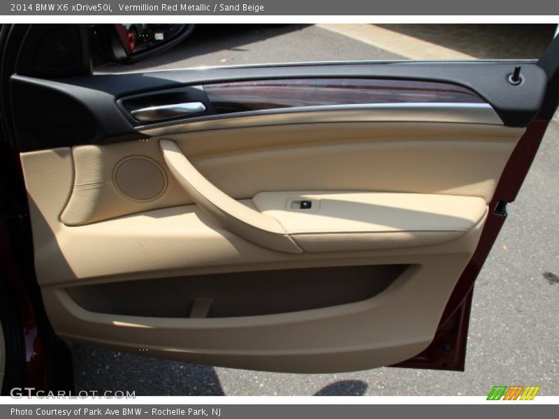 Vermillion Red Metallic / Sand Beige 2014 BMW X6 xDrive50i