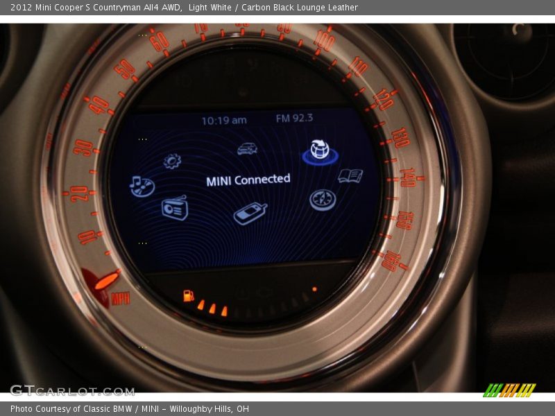 Light White / Carbon Black Lounge Leather 2012 Mini Cooper S Countryman All4 AWD