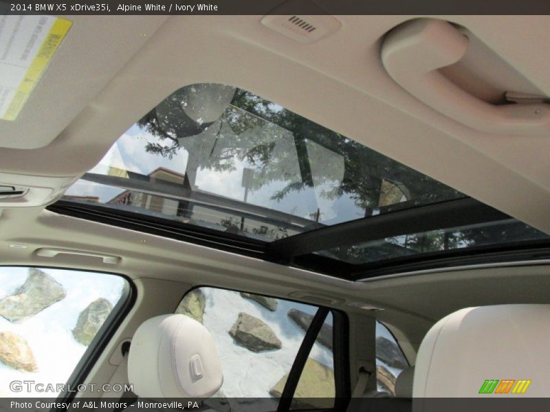 Alpine White / Ivory White 2014 BMW X5 xDrive35i