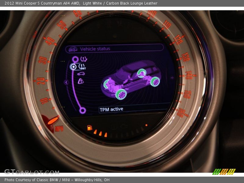 Light White / Carbon Black Lounge Leather 2012 Mini Cooper S Countryman All4 AWD