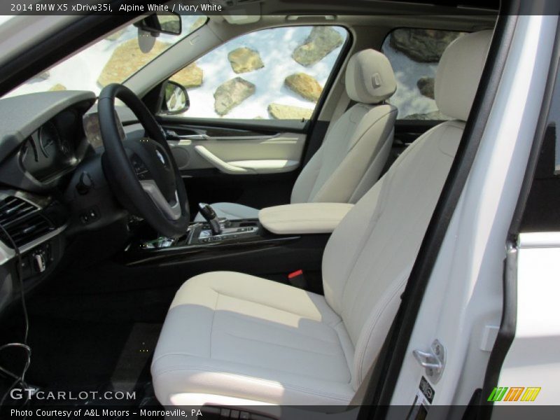 Alpine White / Ivory White 2014 BMW X5 xDrive35i
