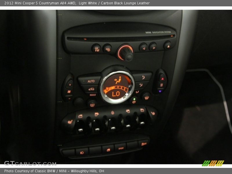 Light White / Carbon Black Lounge Leather 2012 Mini Cooper S Countryman All4 AWD