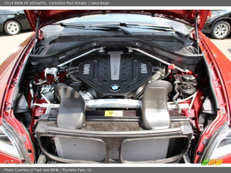 Vermillion Red Metallic / Sand Beige 2014 BMW X6 xDrive50i