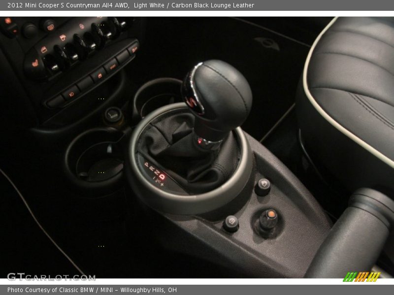 Light White / Carbon Black Lounge Leather 2012 Mini Cooper S Countryman All4 AWD