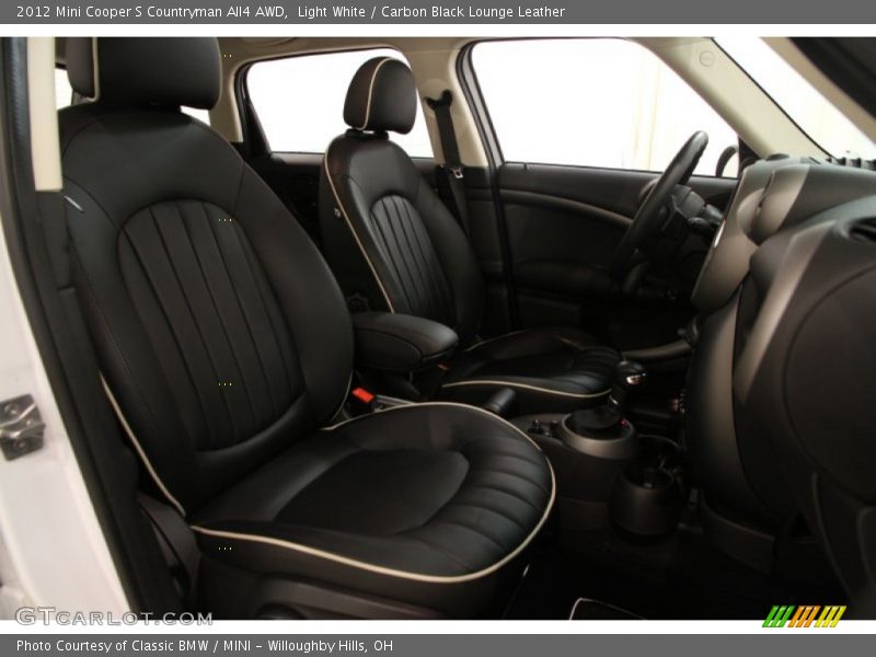 Light White / Carbon Black Lounge Leather 2012 Mini Cooper S Countryman All4 AWD