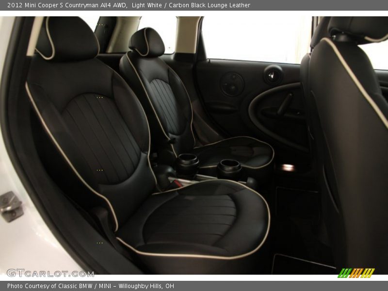 Light White / Carbon Black Lounge Leather 2012 Mini Cooper S Countryman All4 AWD