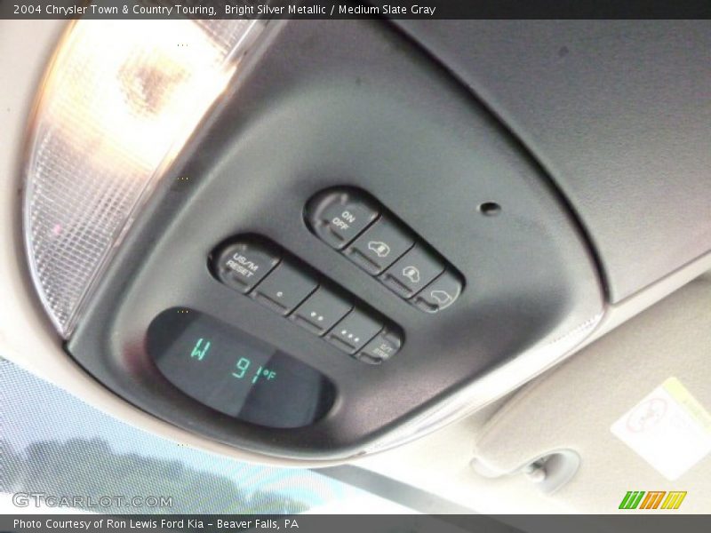 Bright Silver Metallic / Medium Slate Gray 2004 Chrysler Town & Country Touring