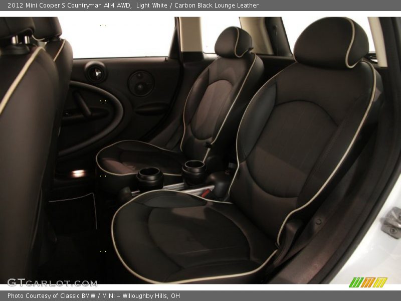 Light White / Carbon Black Lounge Leather 2012 Mini Cooper S Countryman All4 AWD