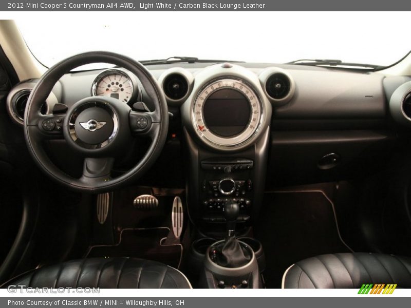 Light White / Carbon Black Lounge Leather 2012 Mini Cooper S Countryman All4 AWD
