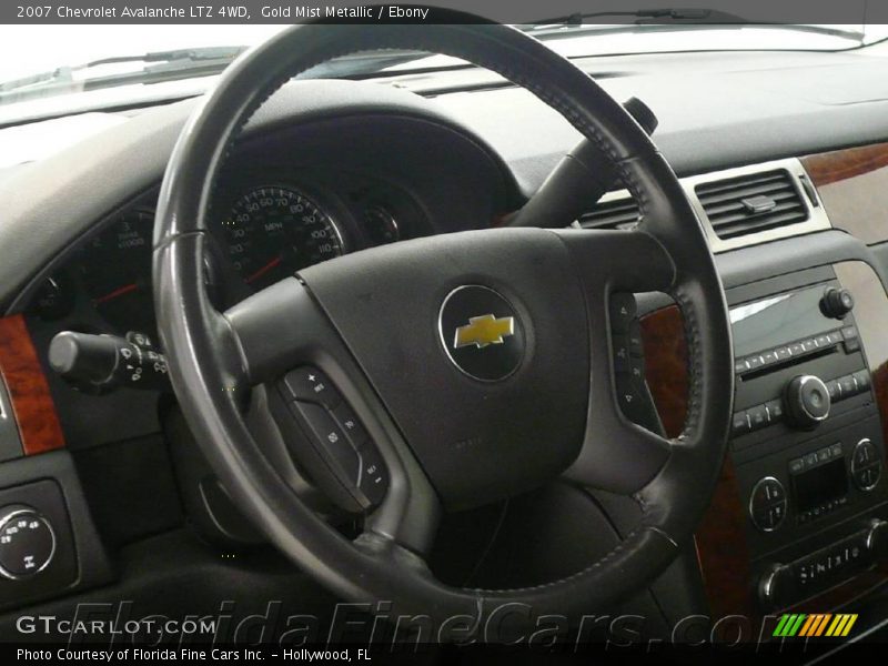 Gold Mist Metallic / Ebony 2007 Chevrolet Avalanche LTZ 4WD