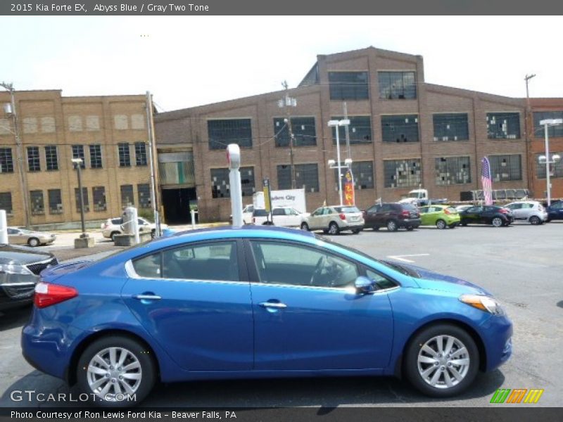 Abyss Blue / Gray Two Tone 2015 Kia Forte EX