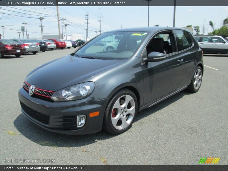 United Gray Metallic / Titan Black Leather 2010 Volkswagen GTI 2 Door