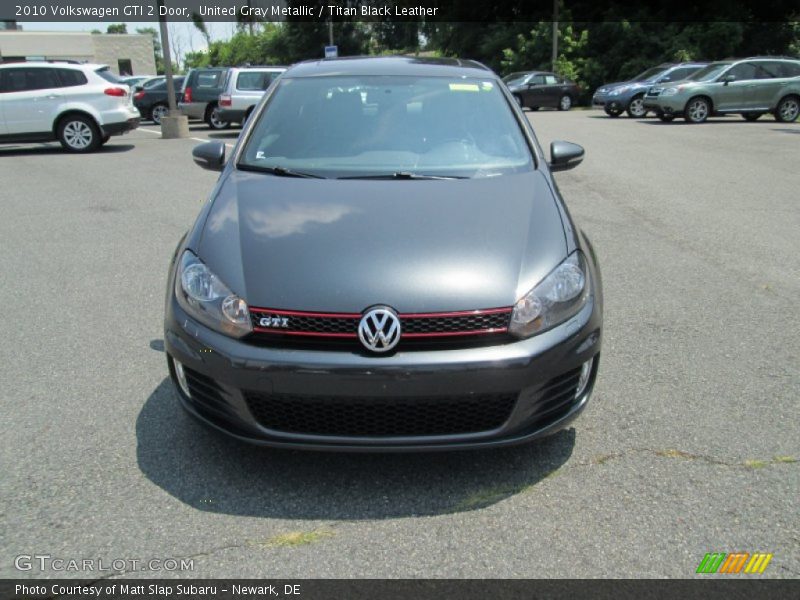 United Gray Metallic / Titan Black Leather 2010 Volkswagen GTI 2 Door