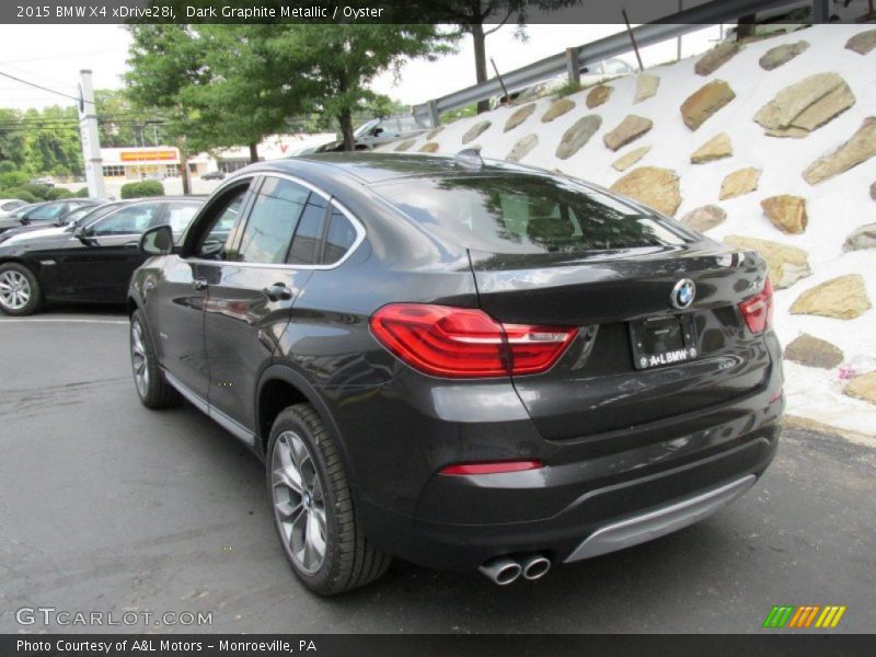 Dark Graphite Metallic / Oyster 2015 BMW X4 xDrive28i