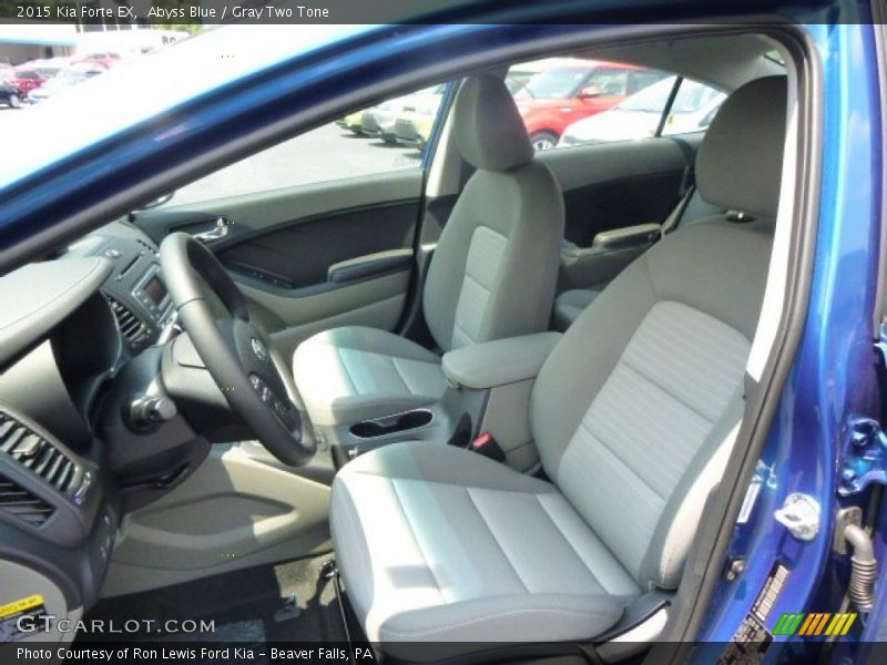 Abyss Blue / Gray Two Tone 2015 Kia Forte EX