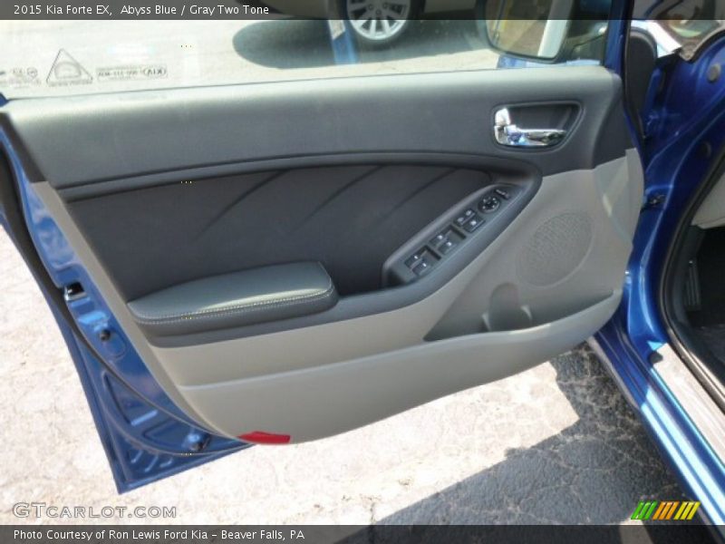Abyss Blue / Gray Two Tone 2015 Kia Forte EX