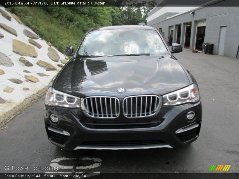 Dark Graphite Metallic / Oyster 2015 BMW X4 xDrive28i