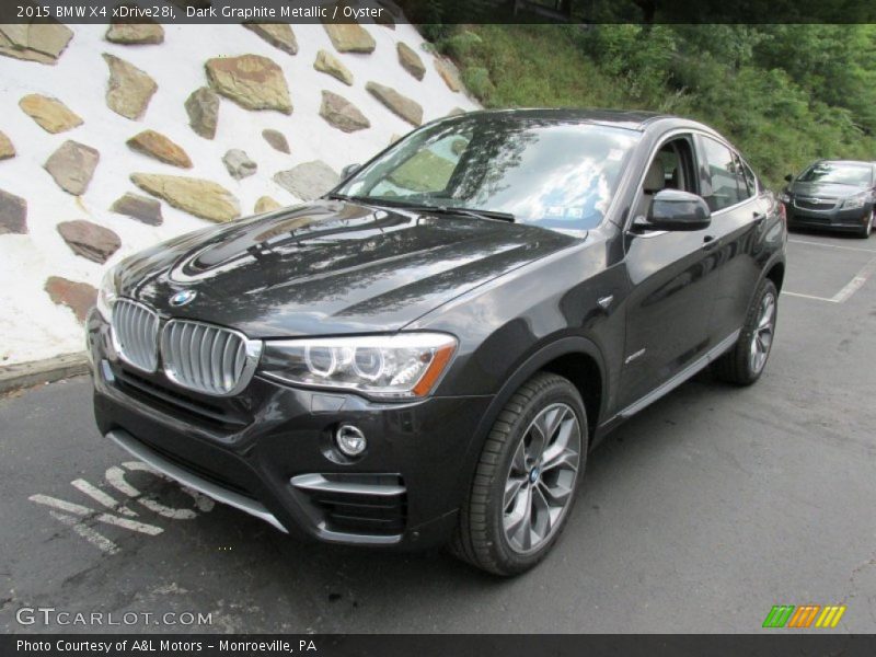 Dark Graphite Metallic / Oyster 2015 BMW X4 xDrive28i