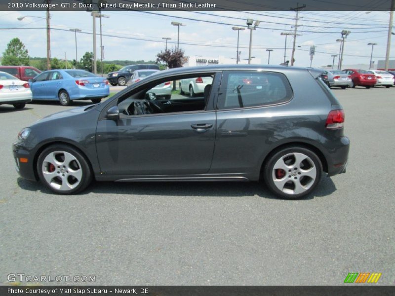 United Gray Metallic / Titan Black Leather 2010 Volkswagen GTI 2 Door