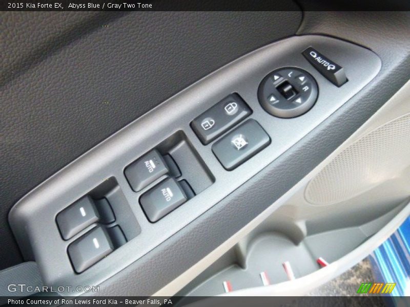 Abyss Blue / Gray Two Tone 2015 Kia Forte EX