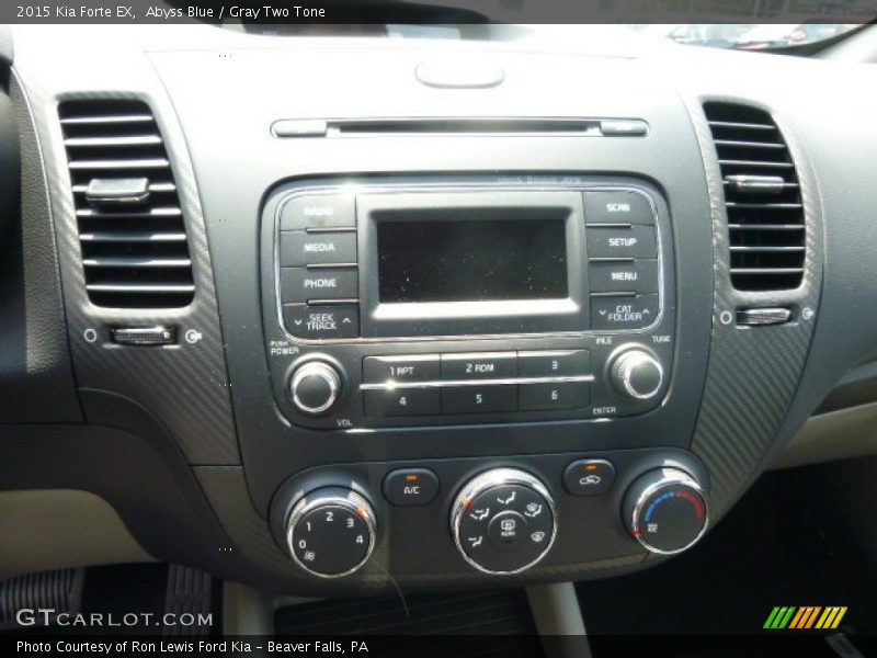 Abyss Blue / Gray Two Tone 2015 Kia Forte EX
