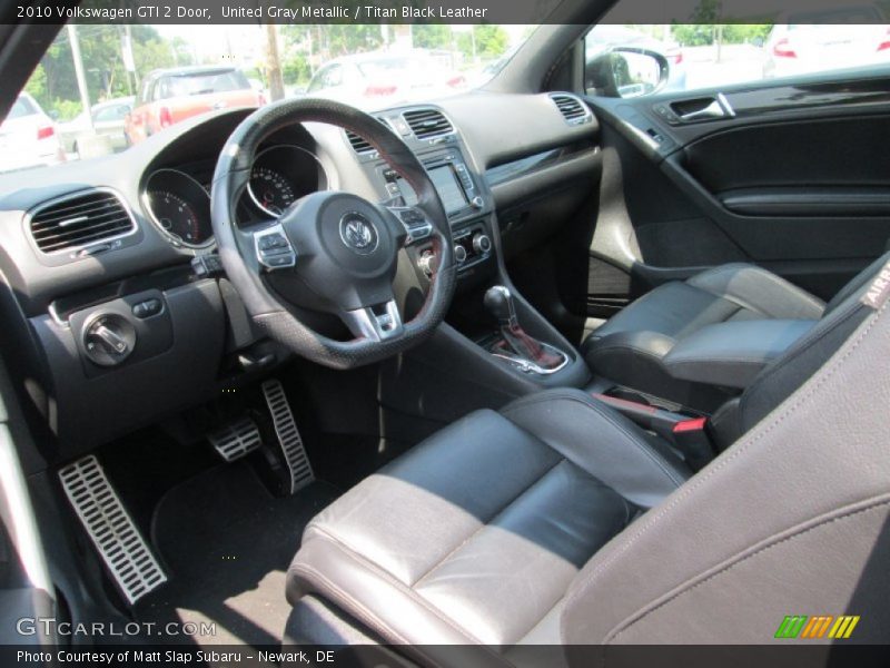 United Gray Metallic / Titan Black Leather 2010 Volkswagen GTI 2 Door