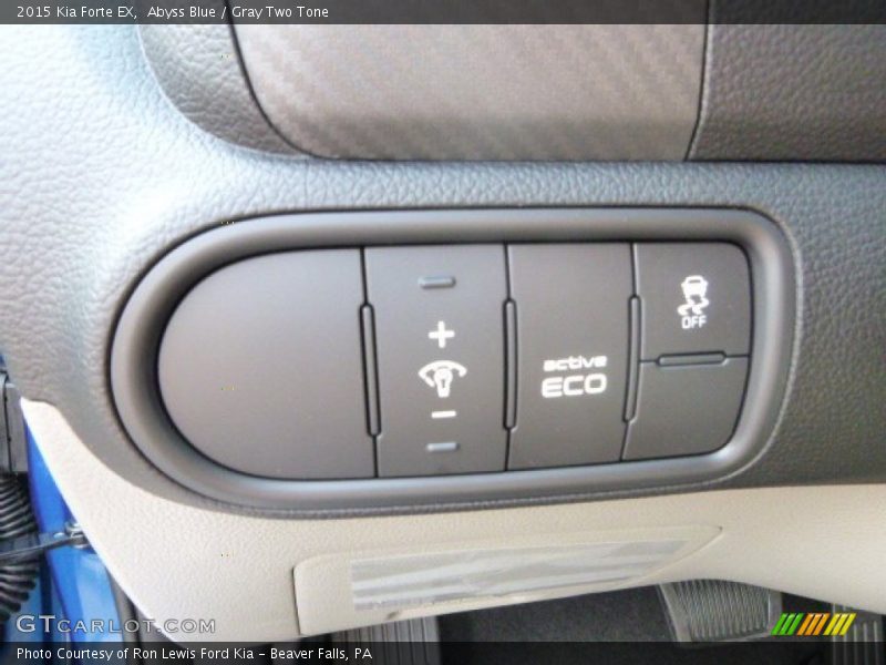 Abyss Blue / Gray Two Tone 2015 Kia Forte EX