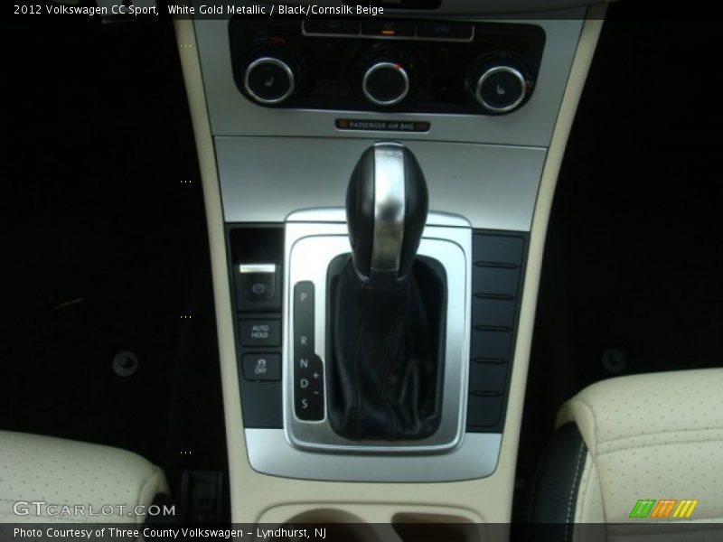White Gold Metallic / Black/Cornsilk Beige 2012 Volkswagen CC Sport
