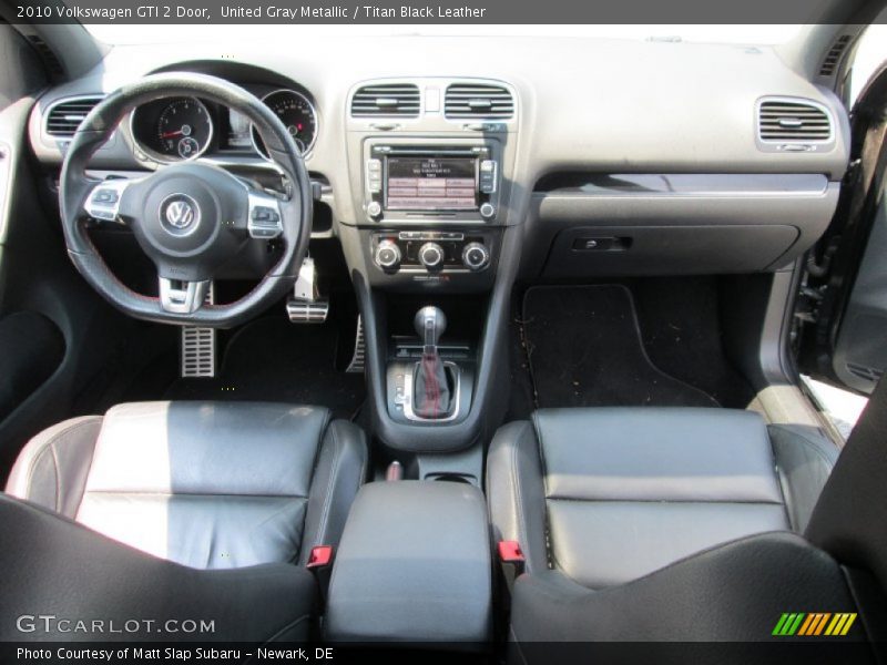 United Gray Metallic / Titan Black Leather 2010 Volkswagen GTI 2 Door