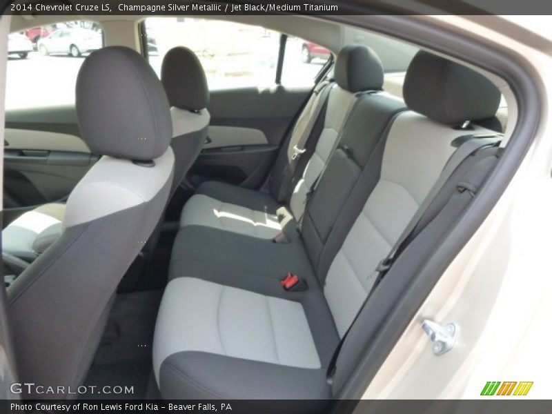 Champagne Silver Metallic / Jet Black/Medium Titanium 2014 Chevrolet Cruze LS