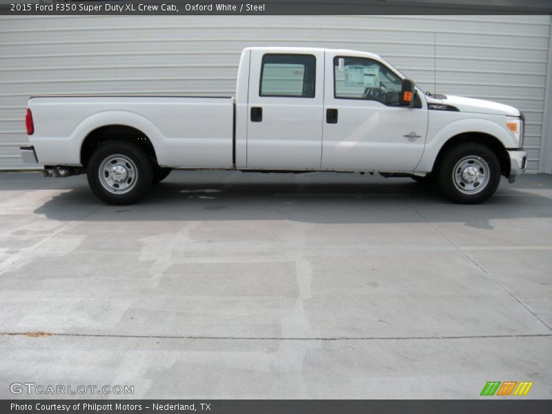 Oxford White / Steel 2015 Ford F350 Super Duty XL Crew Cab