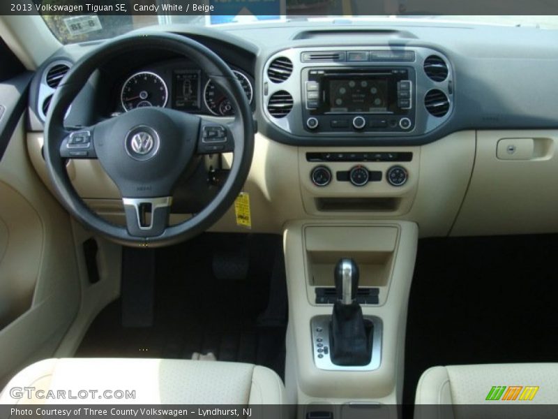 Candy White / Beige 2013 Volkswagen Tiguan SE