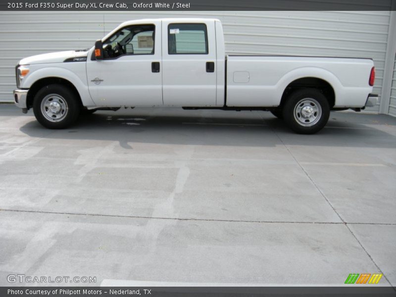 Oxford White / Steel 2015 Ford F350 Super Duty XL Crew Cab